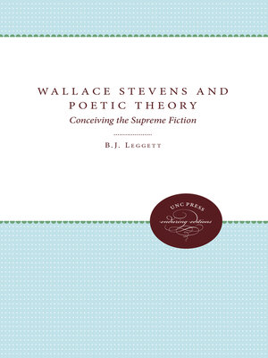 Wallace Stevens and Poetic Theory - ebook